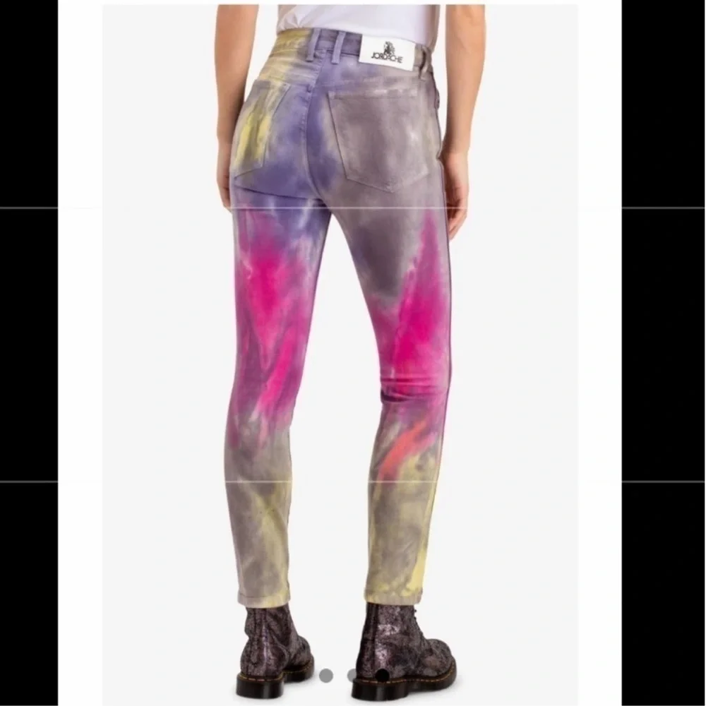Jordache Cosmic Dye Vintage Crop Jean NWT Size 26